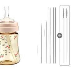 순수아 그로미미 빨대컵 호환 교체용 리필 추 빨대/일반형, 꼭지+추빨대+솔2개(+5000원), 4개