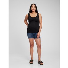 갭 4\" 마터니티 인셋 패널 데님 쇼츠 731492