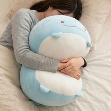 당일발송 대형 파란뚱이 모찌 대형인형 애착 안고자는 인형 바디필로우, 60cm, 1개