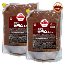 시아스 일본식 돈까스소스, 2kg, 2개