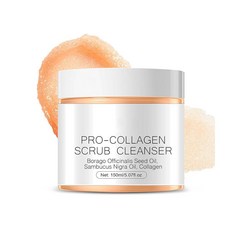 Pro-Collagen Scrub Cleanser with Collagen Borago Officinalis Seed Oil Sambucus Nigra Oil Deep Cle, Pro-Collagen Scrub Cleanser wi