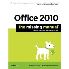 (영문도서) Office 2010: The Missing Manual Paperback, O'Reilly Media, English, 9781449382407