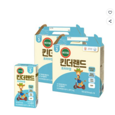 베지밀 유아용 뉴 킨더랜드 프리미엄3 미드 두유 190ml, 32개