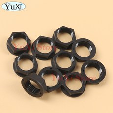 오디오 잭 커넥터 6.35mm 6.5mm 4핀/3핀 모노 암소켓 PCB 패널장착 마이크 섀시 어댑터, High Nut, [11] High Nut