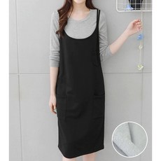 雙肩帶口袋吊帶裙