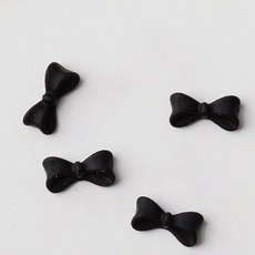 기프트 리본 네일파츠 5개입 6종, 1세트, 매트블랙(1108)