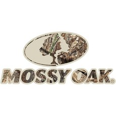 Mossy Oak Graphics 로고 데칼 쉬운 설치 변색 없음 캐스트 비닐 브러시 13006-BR-L, 5.875" x 2.75", Duck Blind
