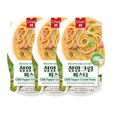 MDS 쉐프엠 청양크림 파스타, 3개, 230g