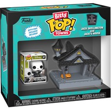 FUNKO Bitty POP Town：聖誕夜驚魂 - 杰克之家 DIY迷你模型屋 經典電影場景重現 創意手作收藏, 1個, Multicolor