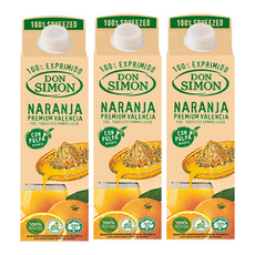 돈시몬 착즙 오렌지 주스 (x) 어린이캠핑 스페인산 100% 착즙 주스, 1L, 1개