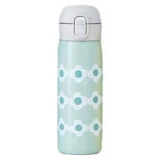 플룬 원터치 머그보틀 보온보냉 텀블러, 파스텔그린, 1개, 480ml