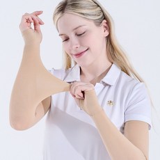베일리화이트 자외선차단 팔토시 여성 쿨토시 골프 살색, 1개, 라이트스킨