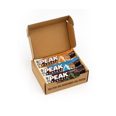 PEAK PROTEIN BARS - 천연 - 목초 사육 유청 - 20G 단백질 - GMO 프리 - 글루텐 프리 - 6바 버라이어티 팩, 1개