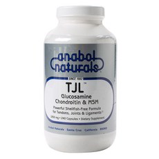 anabol naturals TJL葡萄糖軟骨素和MSM 1850mg膠囊, 1罐, 240顆