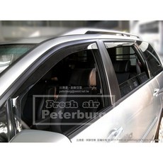 比德堡崁入式晴雨窗【崁入式-標準款】三菱MITSUBISHI SAVRIN 2005年起專用，有效阻擋雨水，降低風噪，提升駕駛舒適度, 前窗2片