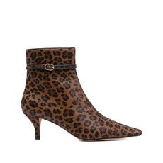 트윈셋 레오파드 프린트 부츠 70mm