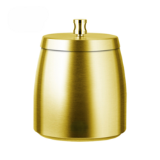 일이공팔 냄새꾹 스테인리스 담배 재떨이 일반형 대, 골드, 1개