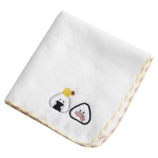 Gyotto Onigiri-san 刺繡手巾 260 毫米, 1個, 炒飯糰和鮭魚