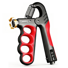 LINGPENG 5-60/100/150kg Grip Strength Gym WristExpander Hand Strengthener AdjustableMuscle Recovery, red, 1개