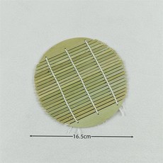 대나무 김발 김밥말이 튀김받침 모밀발 다용도 김밥용, 1개, 16.5 원형