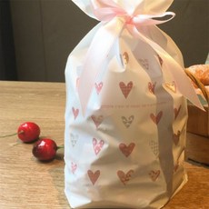 민또 하트무늬 선물용 포장봉투 1개 선물봉투