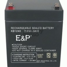 토픽샵 배터리 KB1240 12V4AH 보안장비용, 1개