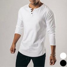 티셔츠 라운드넥 남성 긴팔 머슬핏 슬림핏 이너