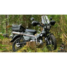 ZETA Honda Cub CT125 JA55 JA65 專用風鏡套件 可調式擋風板 附手機支架, 1個, ZETA風鏡,風鏡套件