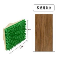 그림 롤러 고무 3인치 나뭇결 붓 장식 붓 롤러 4인치 미니 데코 브러시 3d 예술, 1개