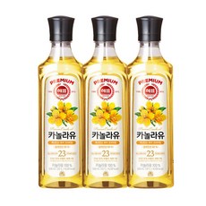 사조해표 카놀라유, 3개, 500ml