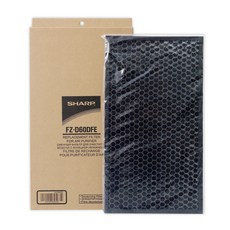 夏普 KC-JD70/60T-W 專用蜂巢狀活性碳濾網 FZ-D60DFE, 1個