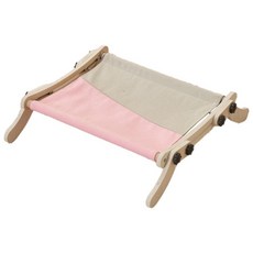 實木兩用貓吊床, 粉色,灰色, 1套裝