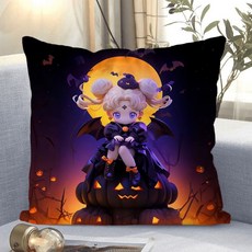 애니 캐릭터 소파쿠션 양면 소파 쿠션 솜 포함 세탁가능 고탄력 애니팬 필수 캐릭터 침실 거실 사무실 겸용 애니팬용 세탁가능 고탄력 트렌디한 스타일, KAG-3, 40 x 40CM (솜포함 양면쿠션)