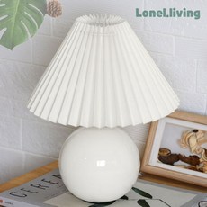 무드이즈 밝기조절 테이블 스탠드 단 침실 플리츠조명, 상세 참조