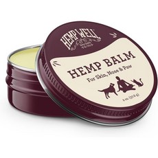 반려동물 사람 헴프 웰 뉴 밤 펫 개와 고양이 인 발 피부 코 건조함 갈라짐 합니다 2온스., 1개