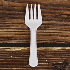 올마 플라스틱포크 10개 일회용디저트포크