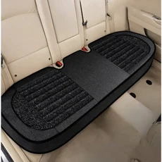 자동차 시트 쿠션 보호대 사계절 범용 앞 모양 인테리어 액세서리 커버, [21] Black 1 Pcs