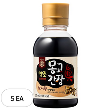 몽고진간장 양조 프리미엄, 5개, 220ml