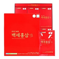 ALOHASTORE 백세 홍삼진 30포 X 2개 홍삼농축액 홍삼6년근 홍삼액, 30정