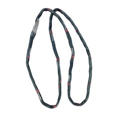 TEXORA MAMBA BLACK 曼巴超輕量扁帶環 49kN, 黑色, 1個