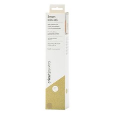 Cricut Joy Xtra 스마트 다림질 프리즘 글리터 (48.3cm(19인치) 골드