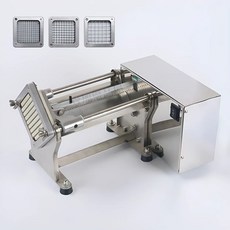 切條機 推條機 切薯條機 切馬鈴薯機 電動壓薯器 附三種刀網 切土豆條 胡蘿蔔 黃瓜 洋蔥切條器, 1個, 薯條機（含三種刀頭）