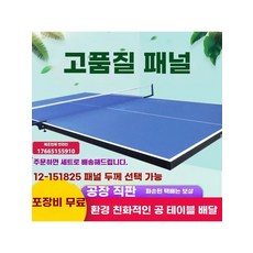 접이식 미들 상판 네트 보드 실내 탁구테이블 테이블 탁구대 연습기 이동식 폴딩, 1개, I. 스탠다드 테이블 12mm 프레임리스 선물 패키지