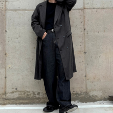 오클롯 프리미엄 봄 가을 겨울 남성 빅사이즈 트렌치 더블 코트