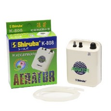 台灣銀箭Shiruba K-808 乾電池打氣馬達 單孔打氣 附配件 防水, 1個