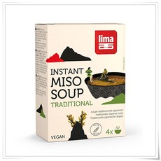 LIMA miso soup 리마 인스턴트 미소 스프, 4개, 40g