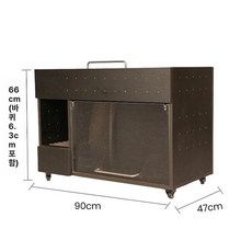 고양이 원목 화장실 냄새방지 배변통 사막화 방지 모래통, 1개, 원목 다층 블랙오크 화장실없음