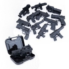 밀리터리 전술 무기 모형 세트 수납케이스 컬렉션 디스플레이 장난감, 1개, 상세페이지 참조