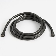 제일바스 물때방지 PVC 샤워호스, 2m, 블랙