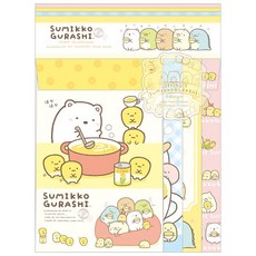 莫莫日貨 角落生物信紙組玉米湯篇，日本正版角落小夥伴信封組，LH71701, 1個